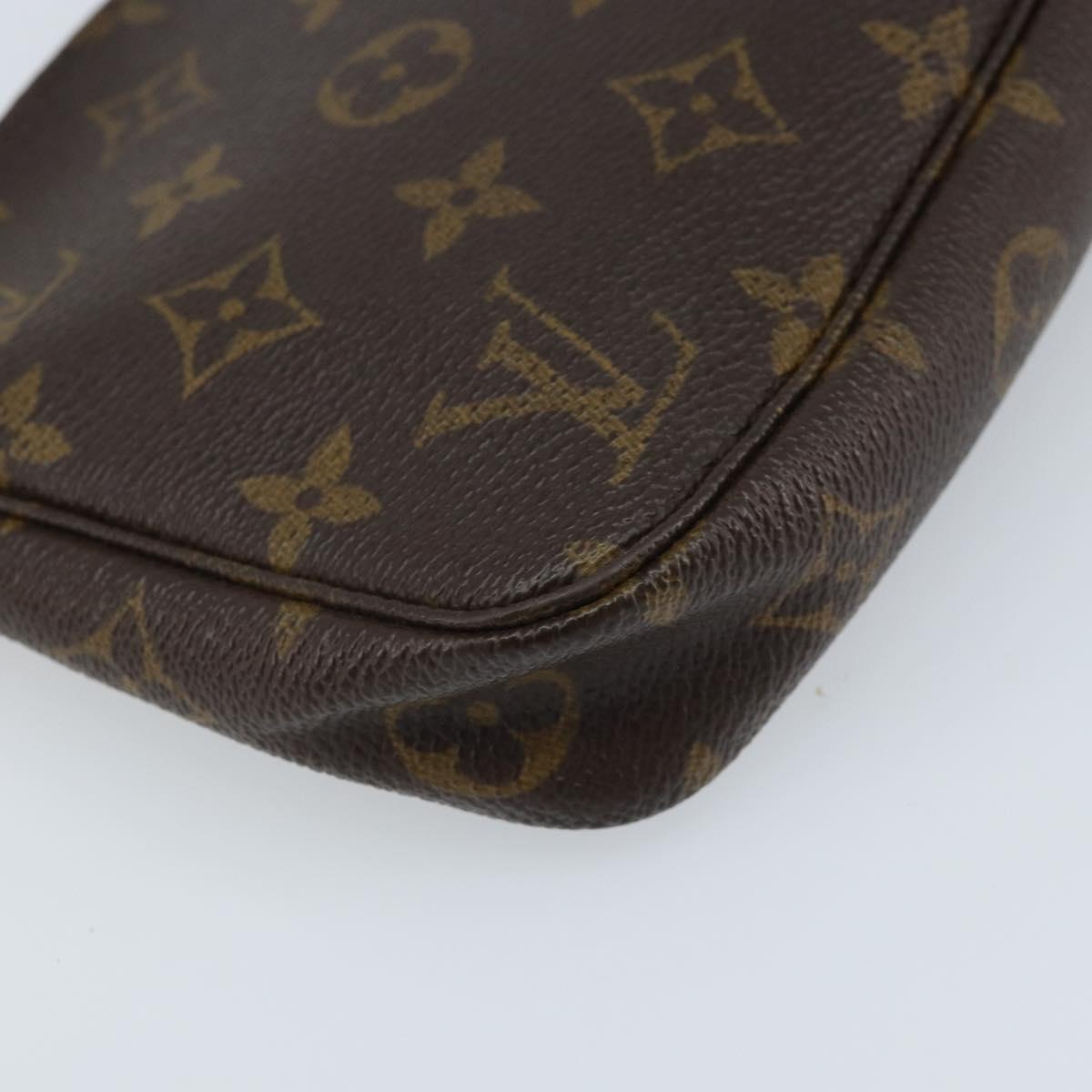 LOUIS VUITTON Monogram Pochette Accessoires Pouch M51980 LV Auth LNZ131