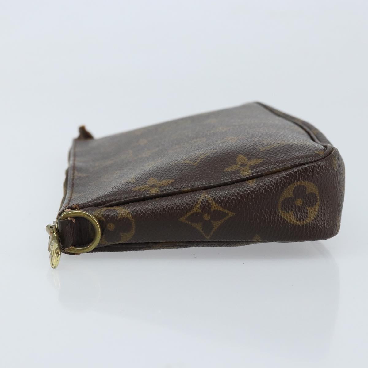 LOUIS VUITTON Monogram Pochette Accessoires Pouch M51980 LV Auth LNZ131