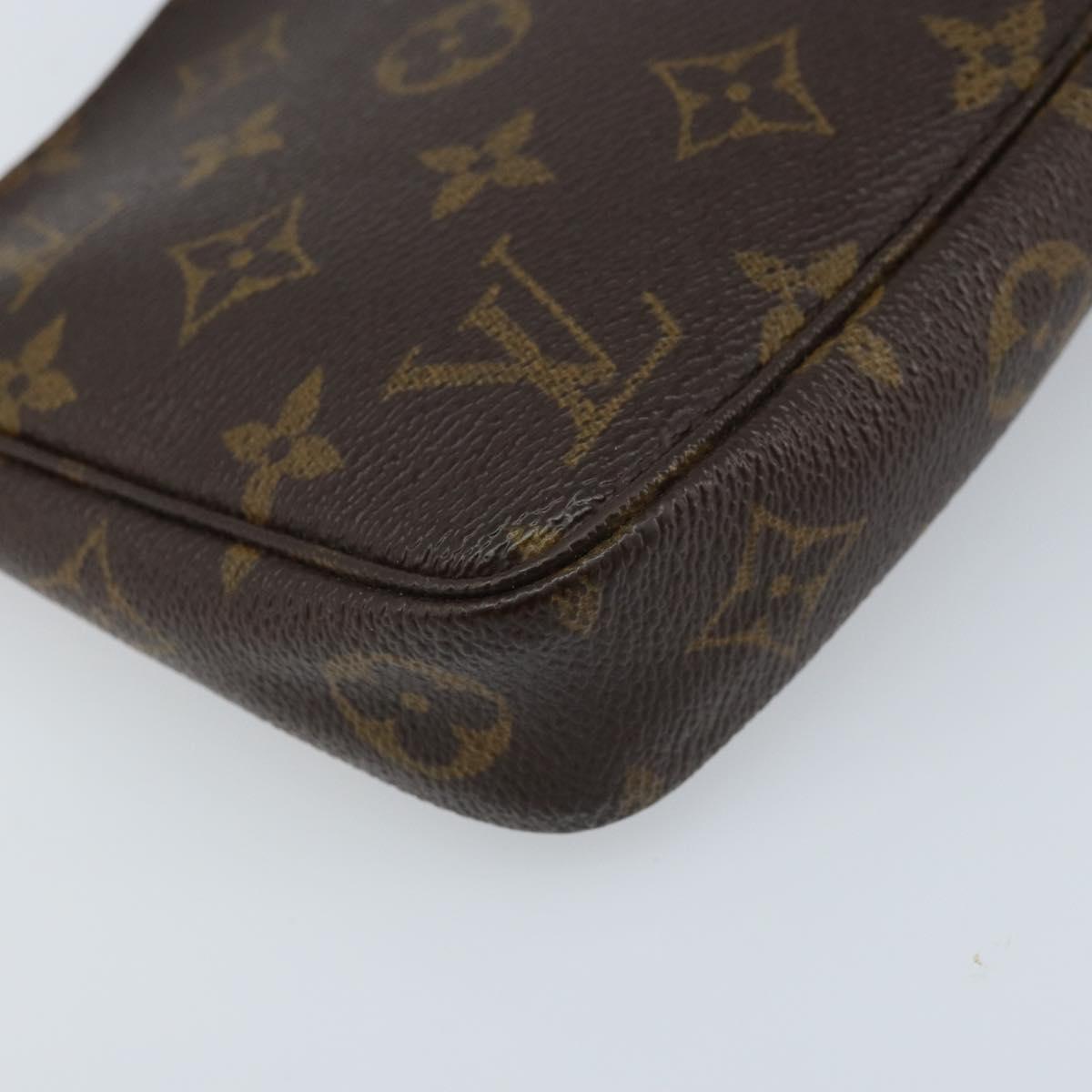 LOUIS VUITTON Monogram Pochette Accessoires Pouch M51980 LV Auth LNZ131
