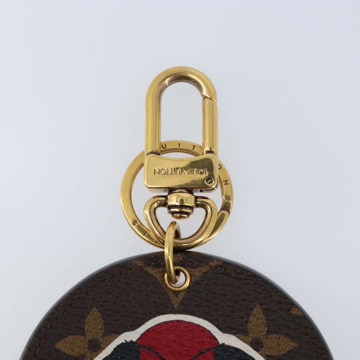 LOUIS VUITTON Monogram Porte Cles Illustre Charm MP1949 LV Auth LNZ144M