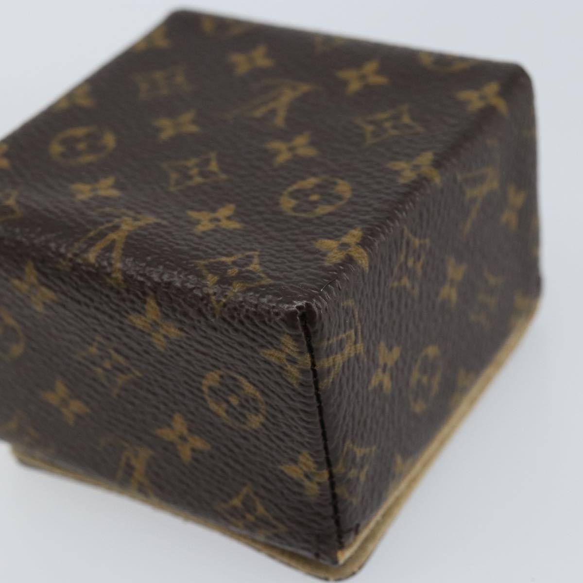 LOUIS VUITTON Monogram Jewelry Case Jewelry Box LV Auth LNZ148