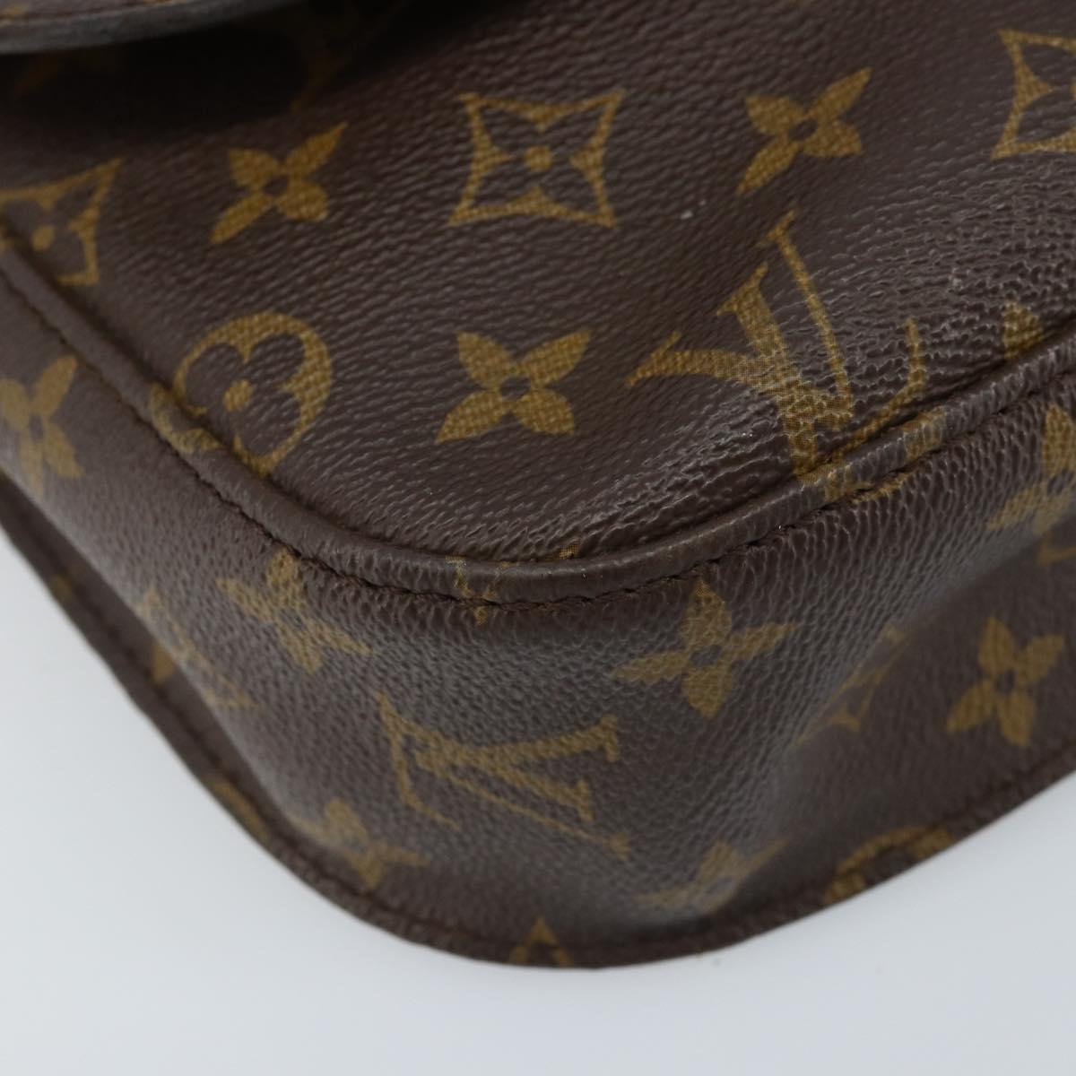 LOUIS VUITTON Monogram Saint Cloud GM Shoulder Bag M51242 LV Auth LNZ157