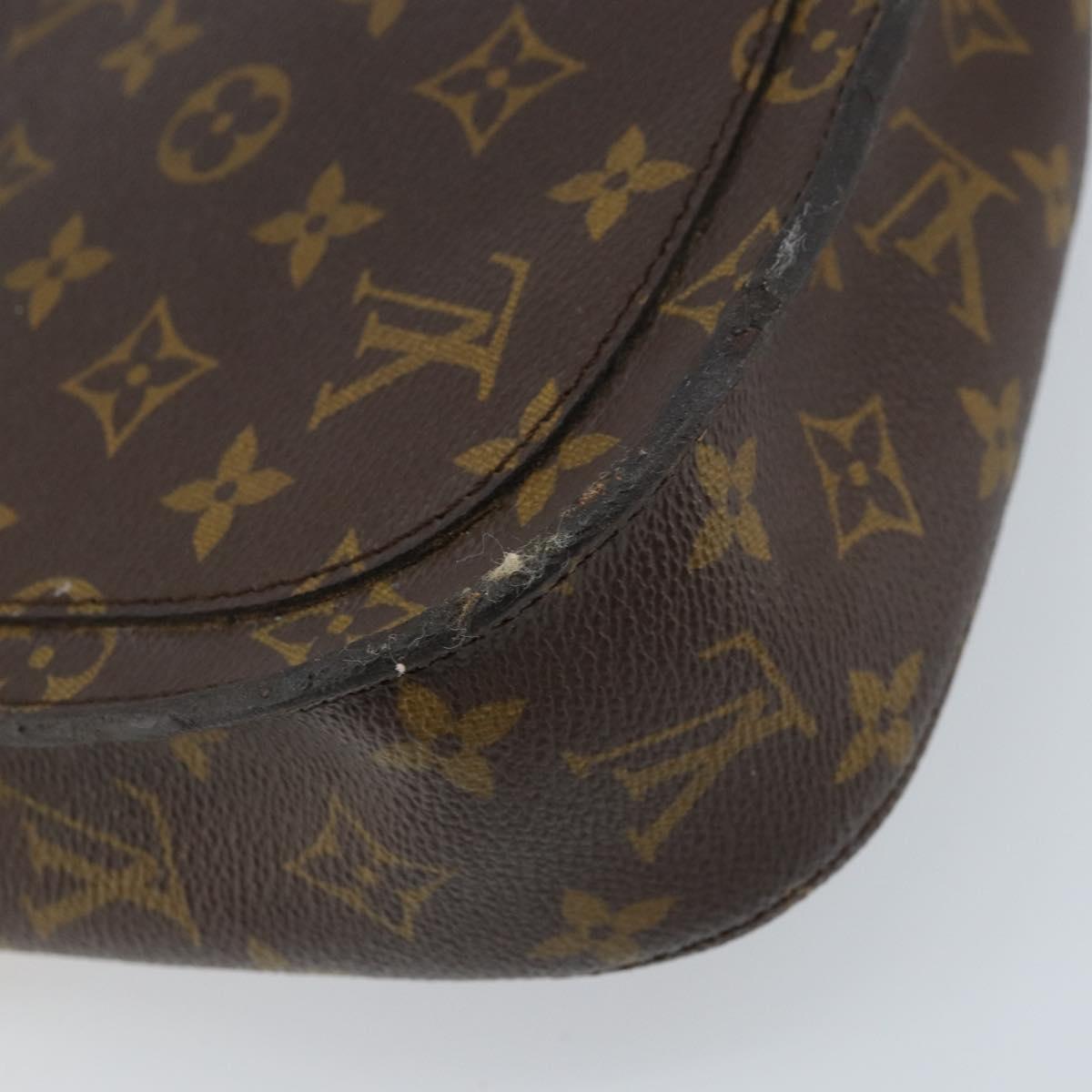 LOUIS VUITTON Monogram Saint Cloud GM Shoulder Bag M51242 LV Auth LNZ157