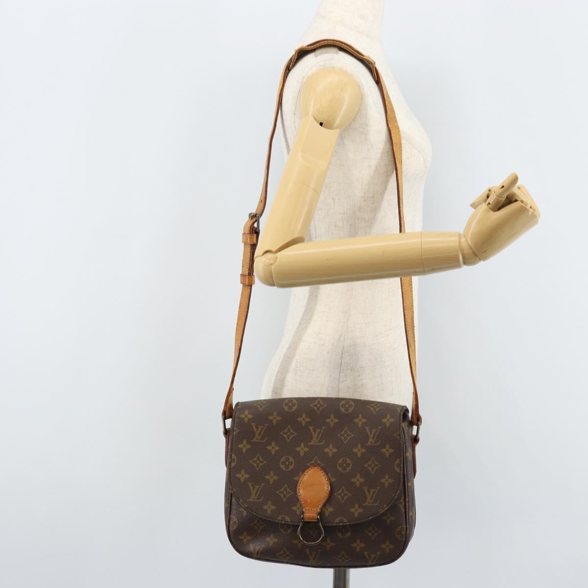 LOUIS VUITTON Monogram Saint Cloud GM Shoulder Bag M51242 LV Auth LNZ157