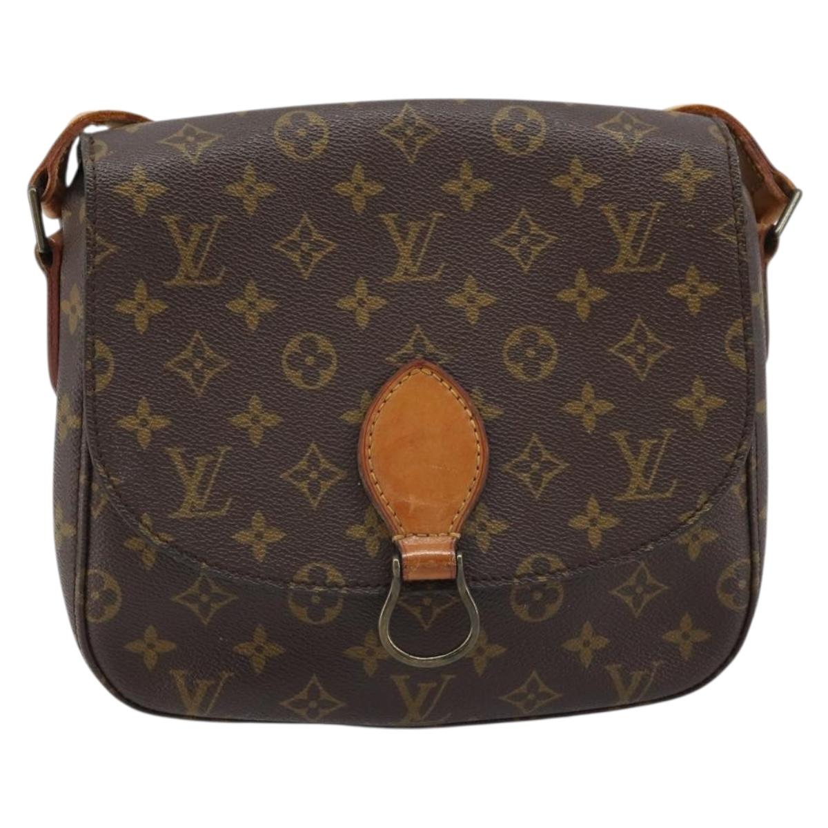 LOUIS VUITTON Monogram Saint Cloud GM Shoulder Bag M51242 LV Auth LNZ157