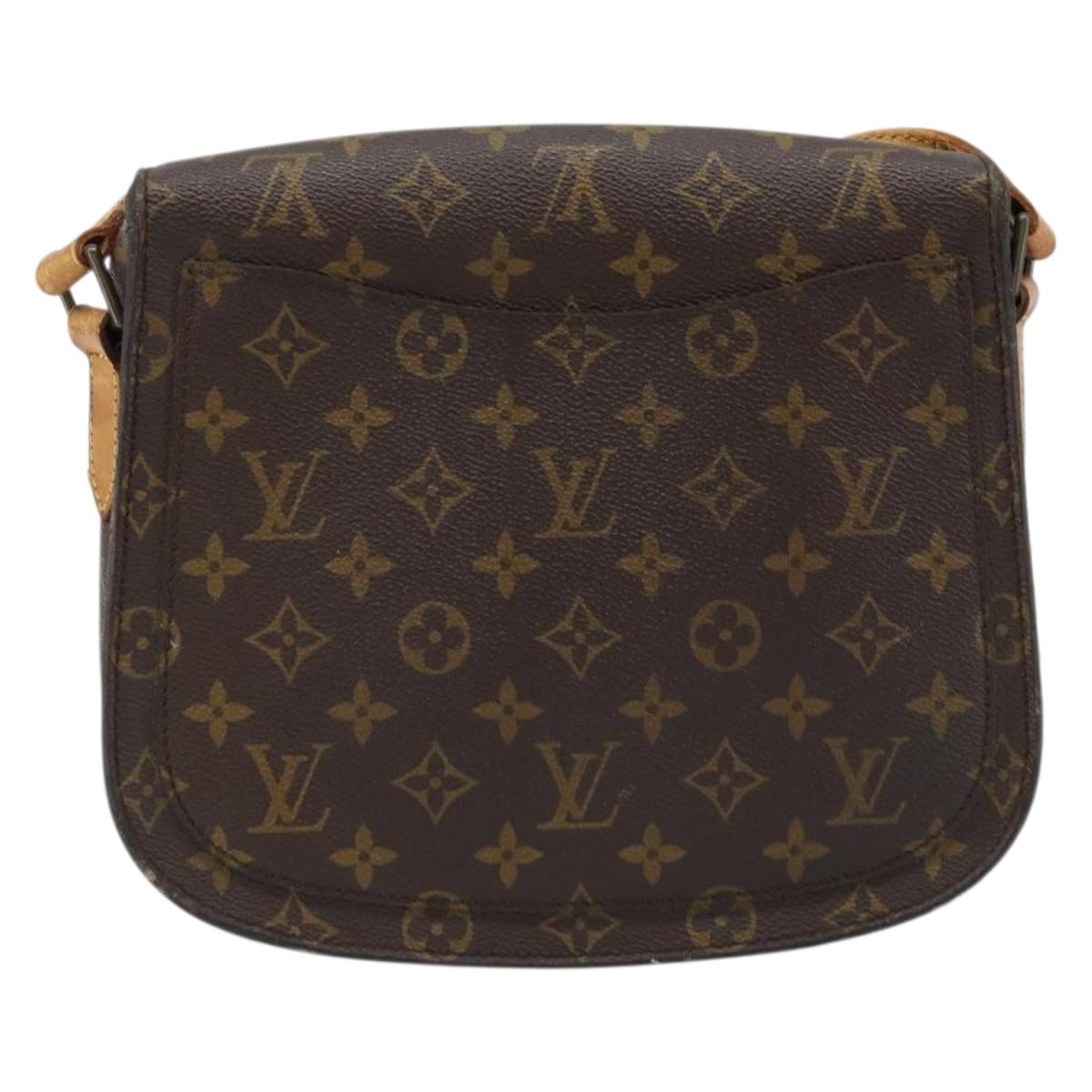 LOUIS VUITTON Monogram Saint Cloud GM Shoulder Bag M51242 LV Auth LNZ157