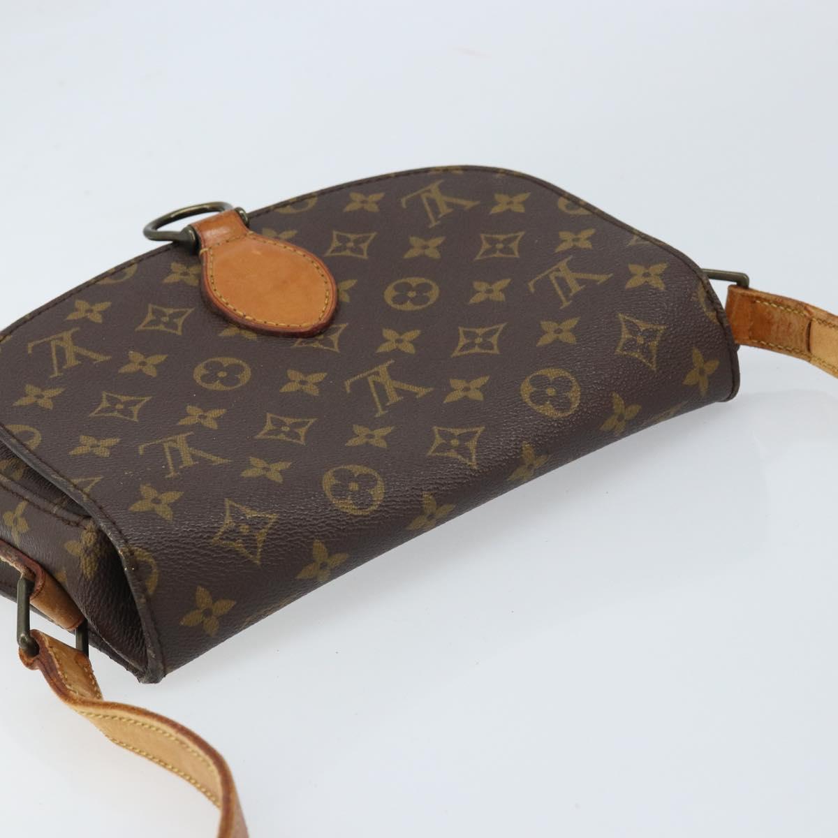 LOUIS VUITTON Monogram Saint Cloud GM Shoulder Bag M51242 LV Auth LNZ157