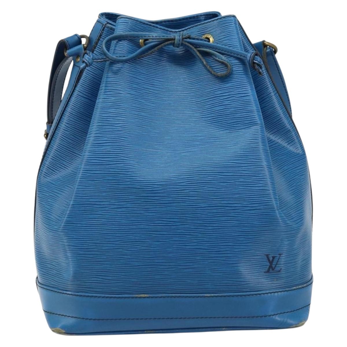 LOUIS VUITTON Epi Noe Shoulder Bag Toledo Blue M44005 LV Auth LNZ167