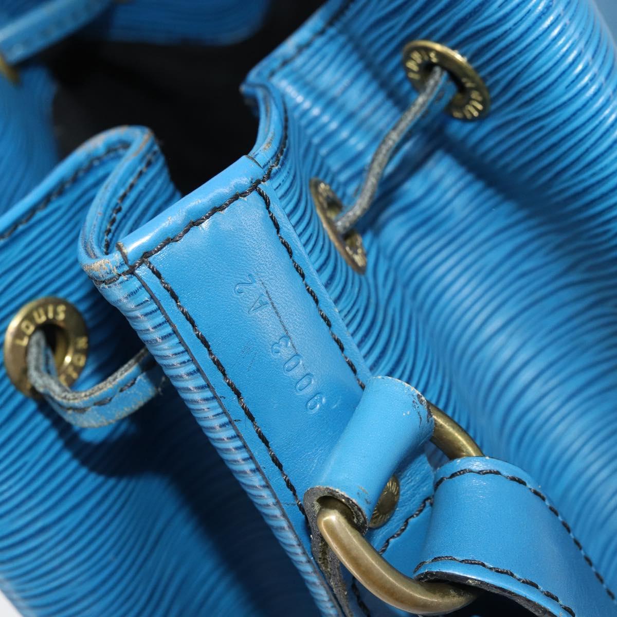 LOUIS VUITTON Epi Noe Shoulder Bag Toledo Blue M44005 LV Auth LNZ167
