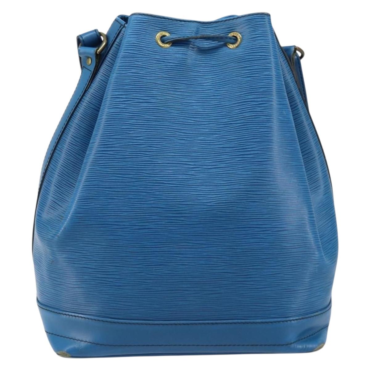 LOUIS VUITTON Epi Noe Shoulder Bag Toledo Blue M44005 LV Auth LNZ167