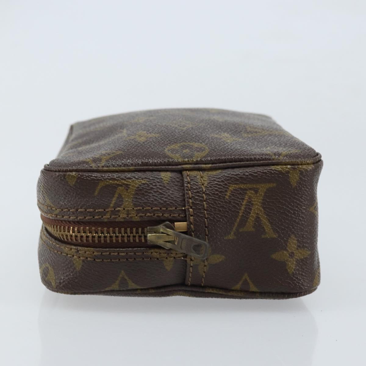 LOUIS VUITTON Monogram Trousse Toilette 18 Pouch M47526 LV Auth LNZ171