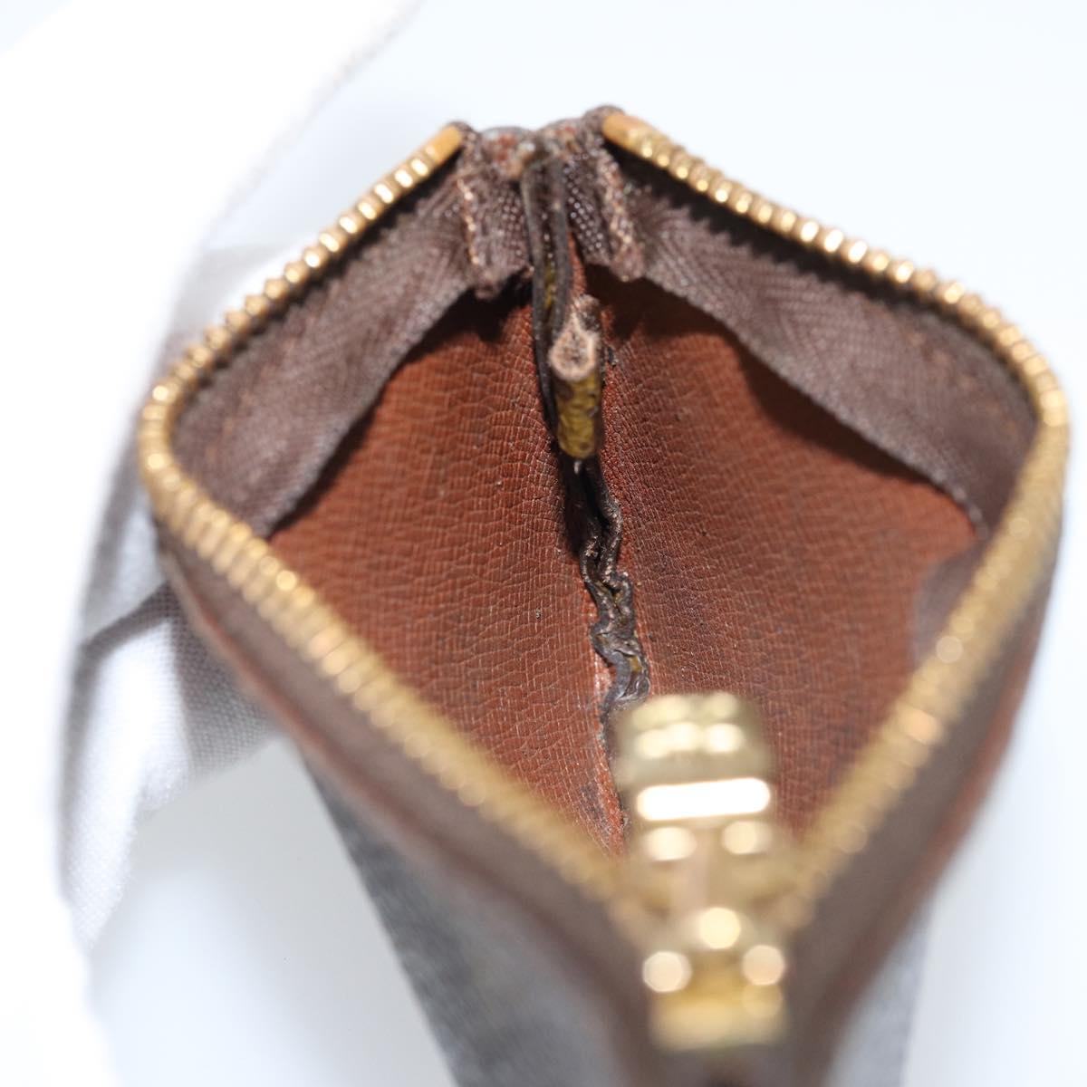 LOUIS VUITTON Monogram Pochette Cles Coin Purse M62650 LV Auth LNZ174