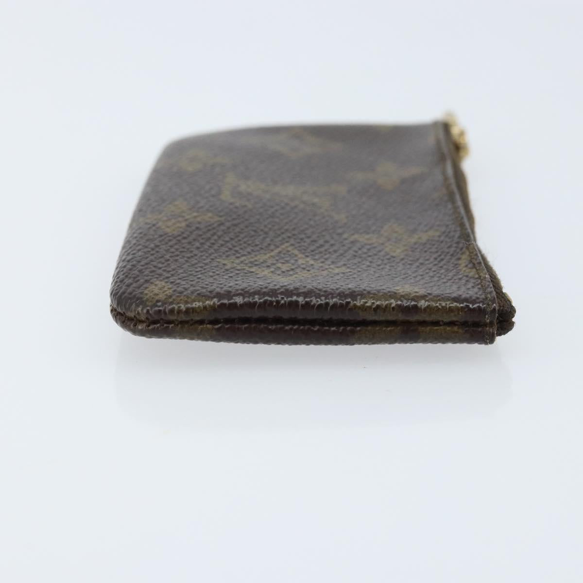 LOUIS VUITTON Monogram Pochette Cles Coin Purse M62650 LV Auth LNZ174