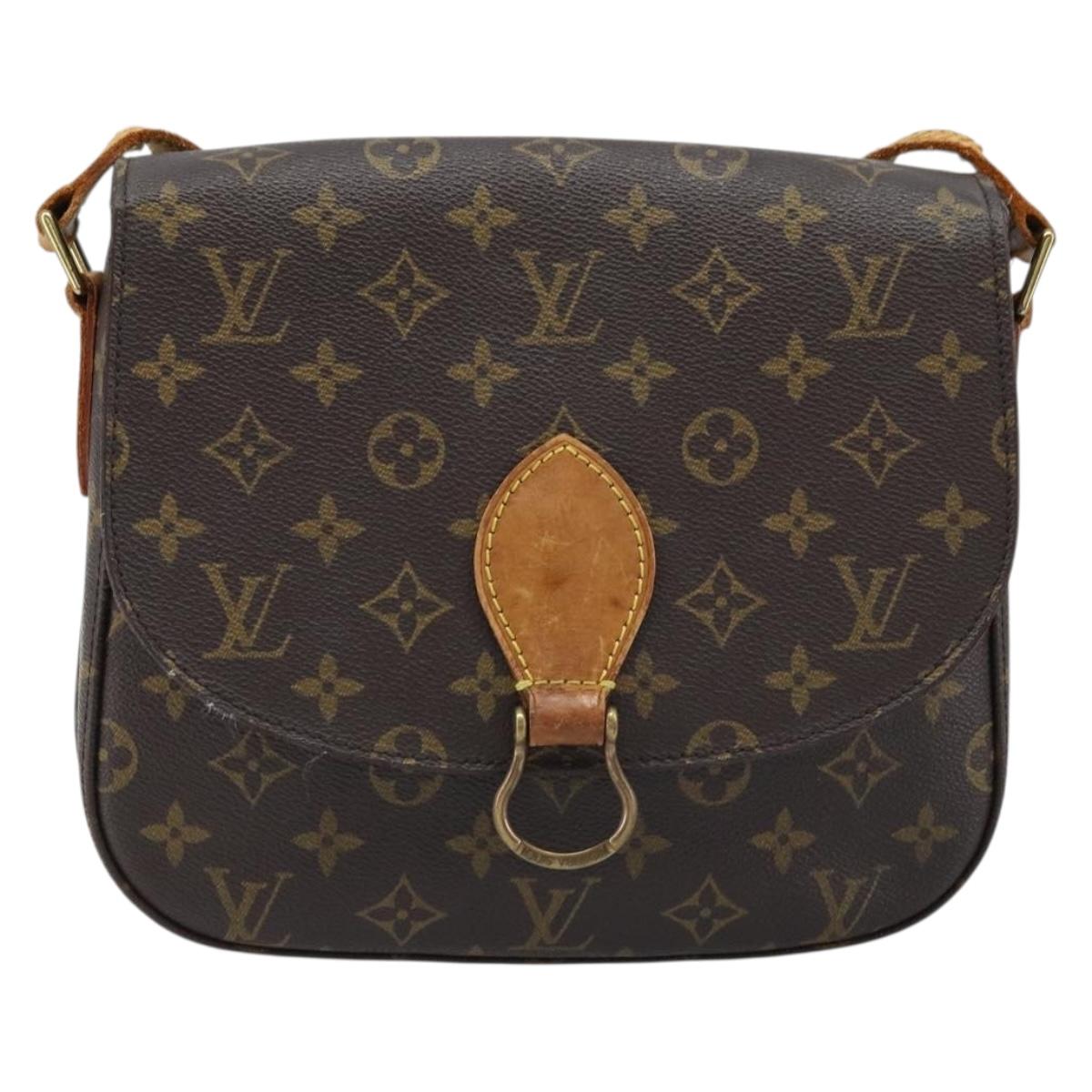 LOUIS VUITTON Monogram Saint Cloud GM Shoulder Bag M51242 LV Auth LNZ193