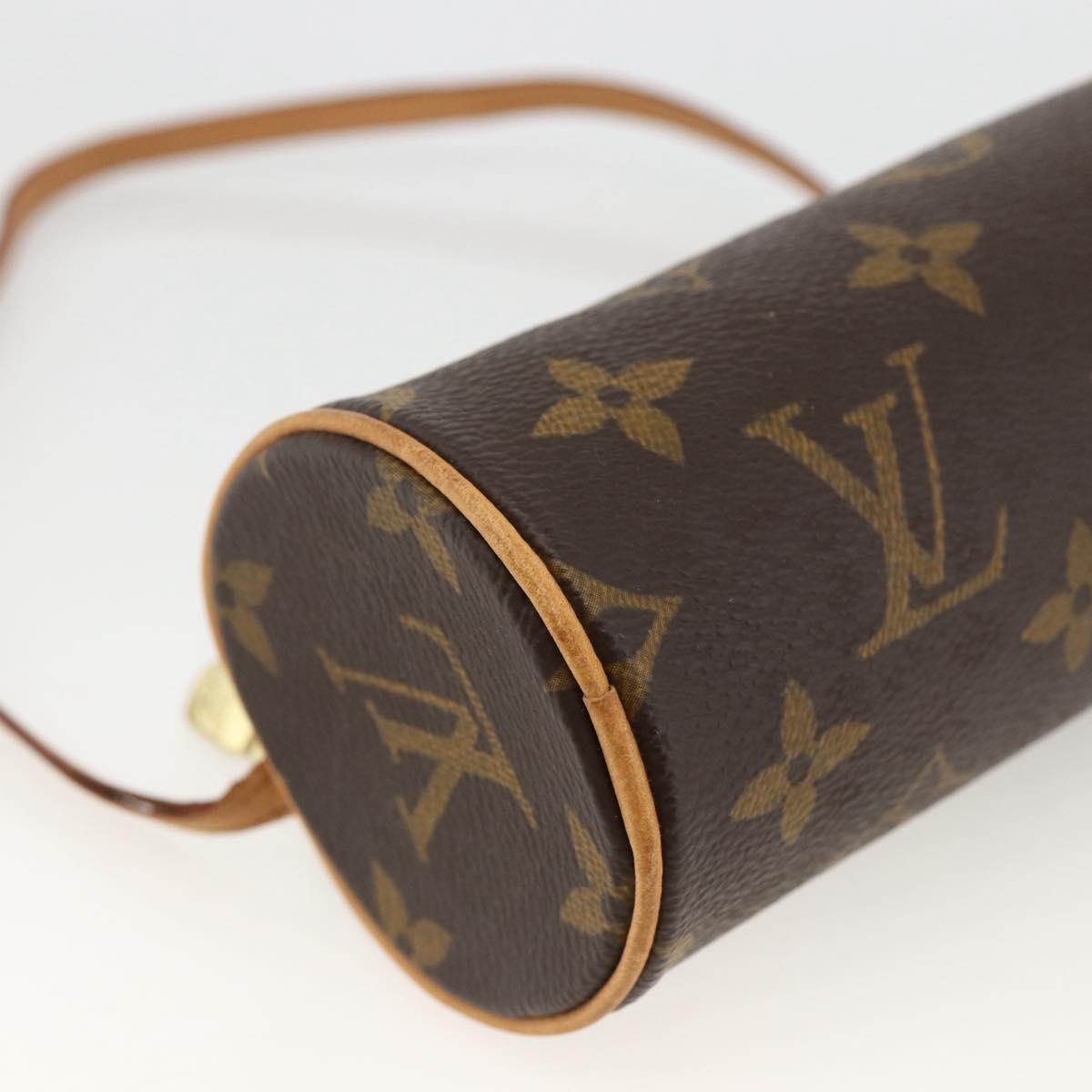 LOUIS VUITTON Monogram Papillon Pouch LV Auth LNZ199