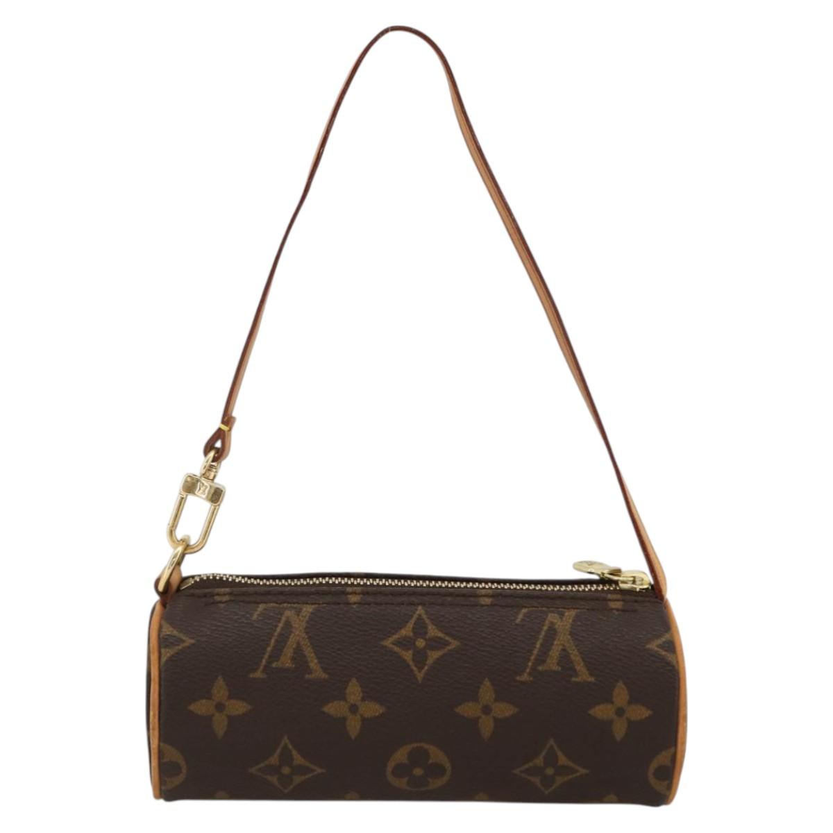 LOUIS VUITTON Monogram Papillon Pouch LV Auth LNZ199