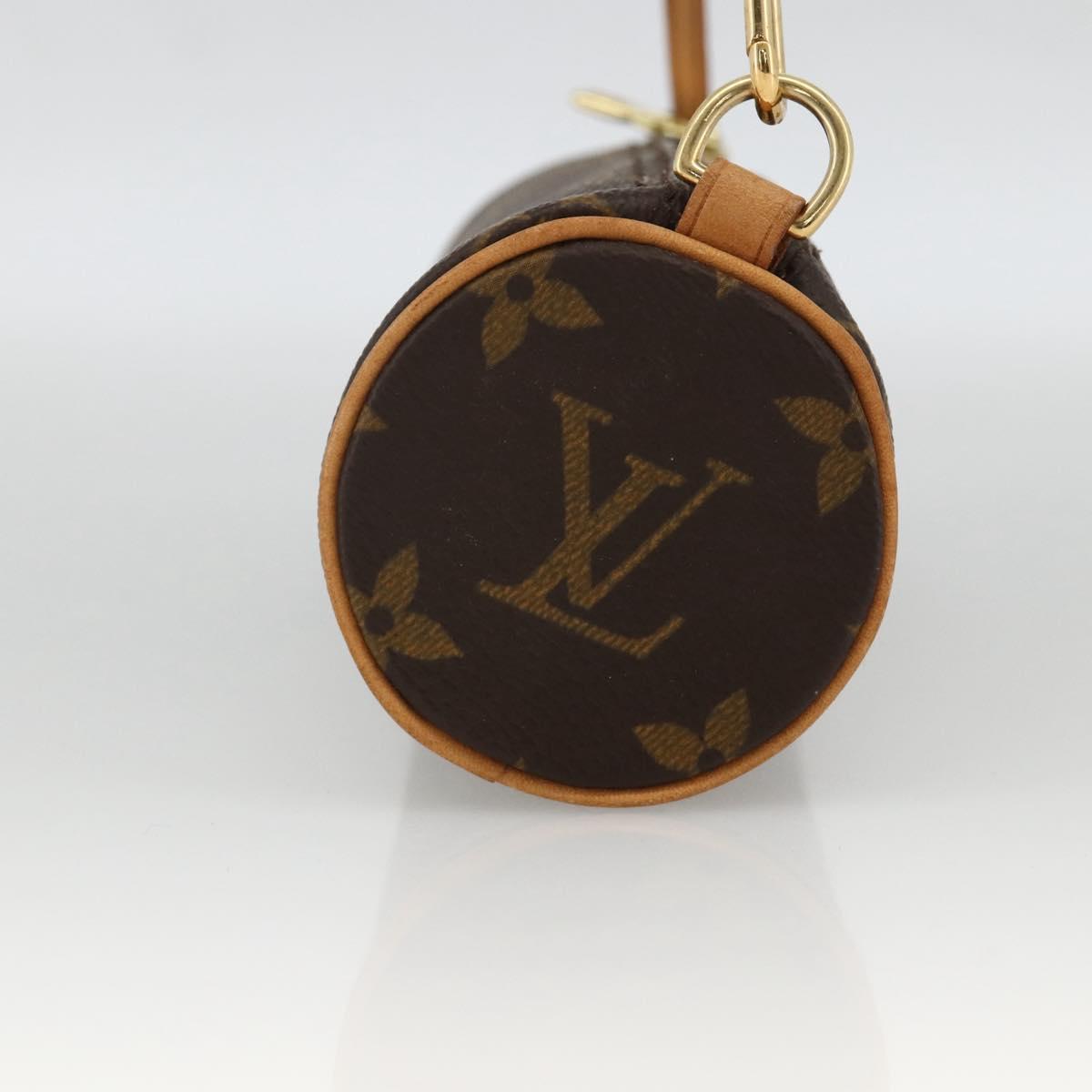 LOUIS VUITTON Monogram Papillon Pouch LV Auth LNZ199