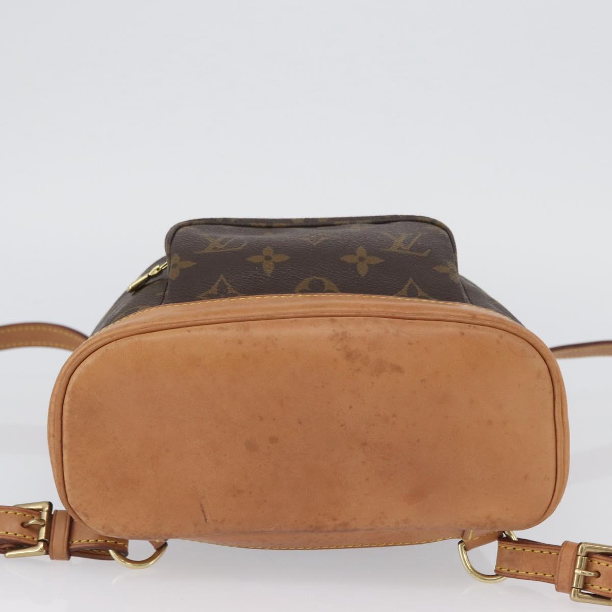 LOUIS VUITTON Monogram Montsouris PM Backpack M51137 LV Auth LNZ202V