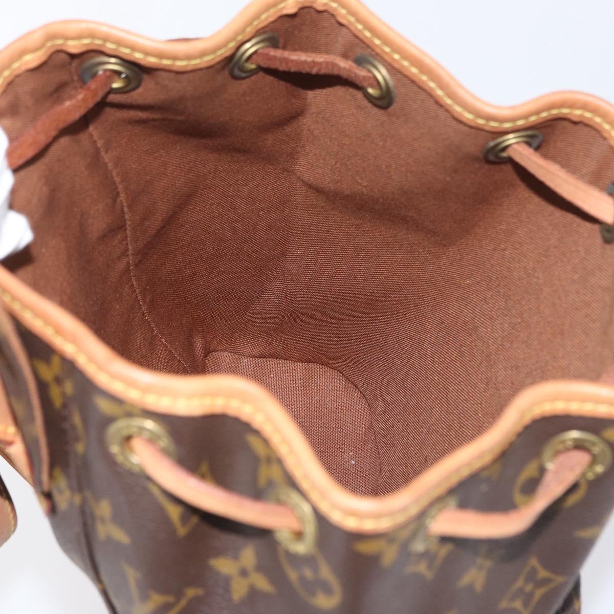 LOUIS VUITTON Monogram Montsouris PM Backpack M51137 LV Auth LNZ202V
