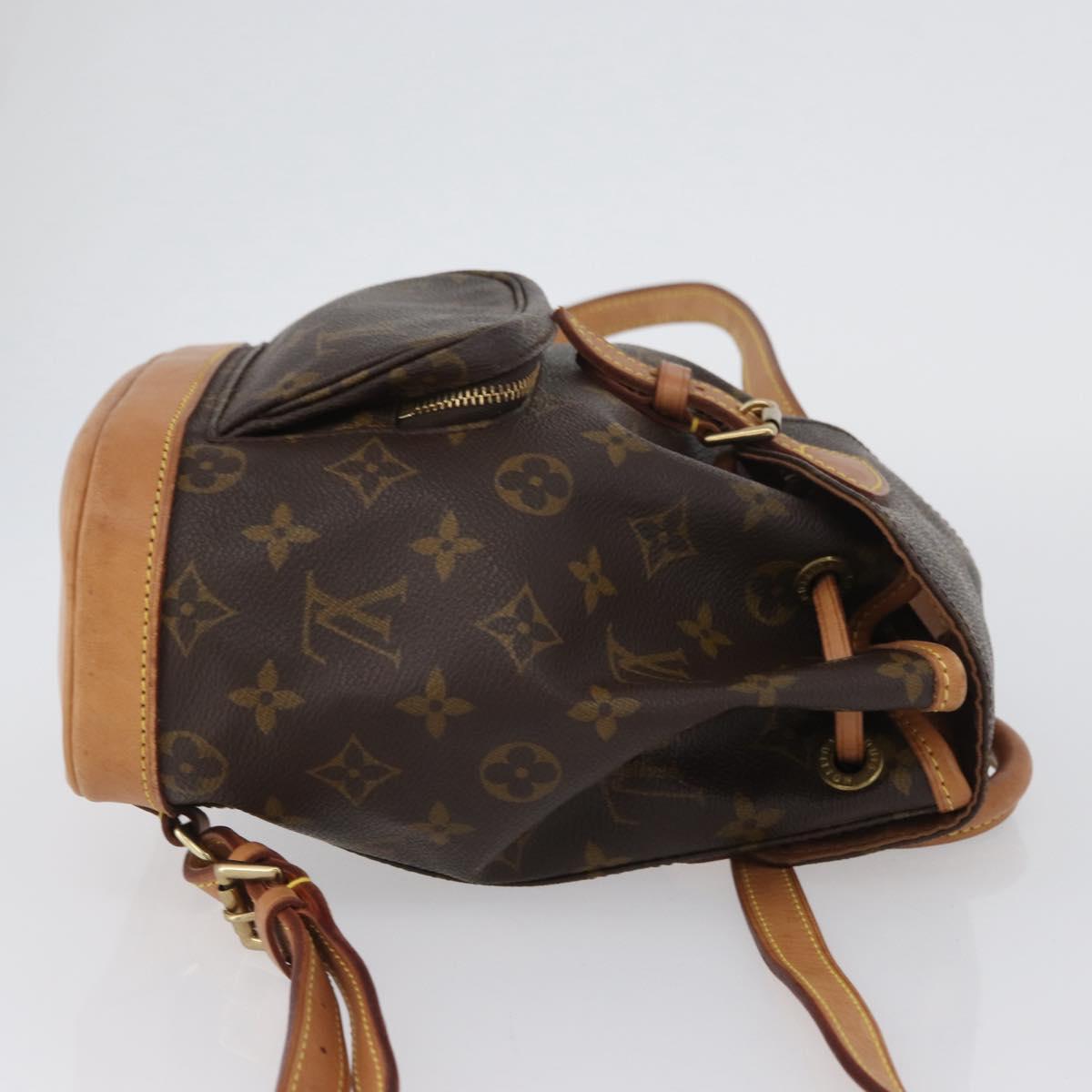 LOUIS VUITTON Monogram Montsouris PM Backpack M51137 LV Auth LNZ202V