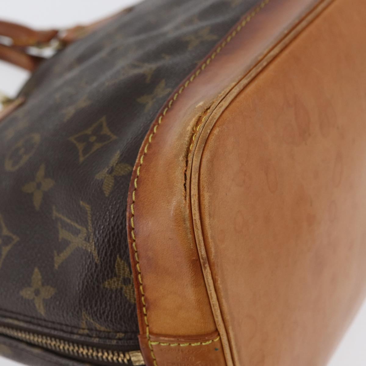 LOUIS VUITTON Monogram Alma Hand Bag M51130 LV Auth LNZ229
