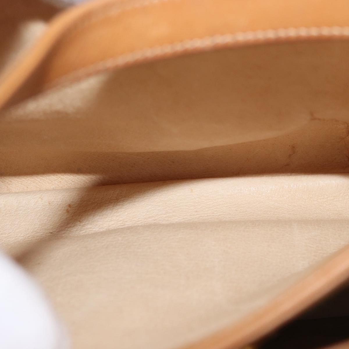 GUCCI Micro GG Supreme Shoulder Bag PVC Beige Gold 46 000 4857 Auth LNZ231