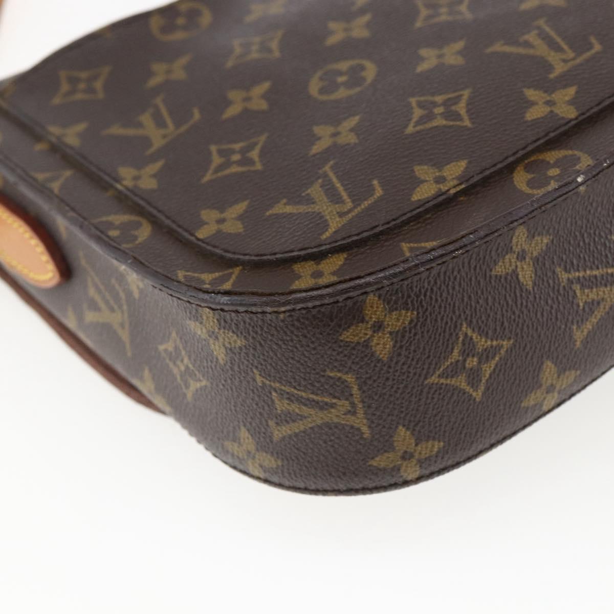 LOUIS VUITTON Monogram Saint Cloud GM Shoulder Bag M51242 LV Auth LNZ234