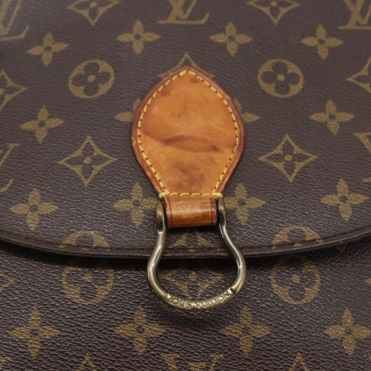 LOUIS VUITTON Monogram Saint Cloud GM Shoulder Bag M51242 LV Auth LNZ234