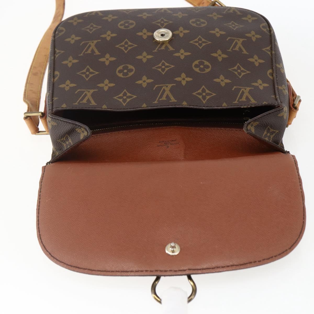 LOUIS VUITTON Monogram Saint Cloud GM Shoulder Bag M51242 LV Auth LNZ234