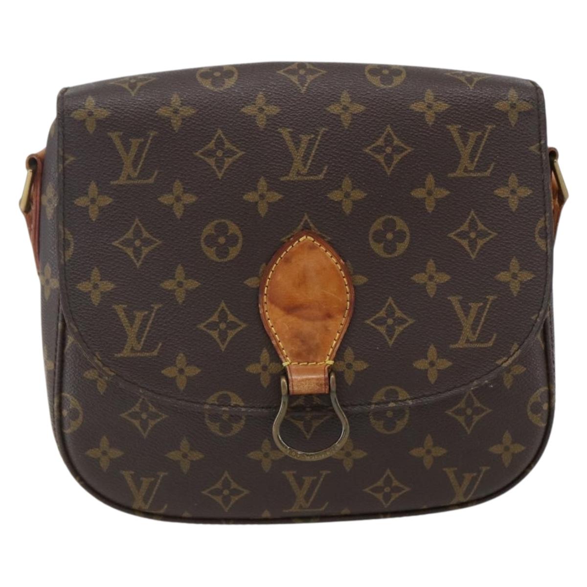 LOUIS VUITTON Monogram Saint Cloud GM Shoulder Bag M51242 LV Auth LNZ234