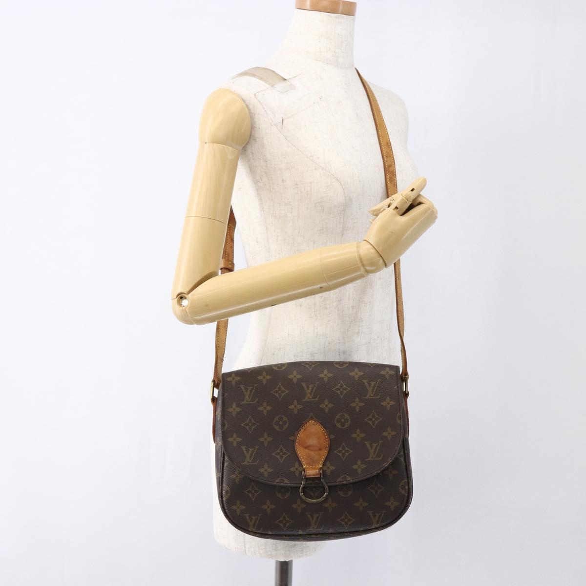 LOUIS VUITTON Monogram Saint Cloud GM Shoulder Bag M51242 LV Auth LNZ234