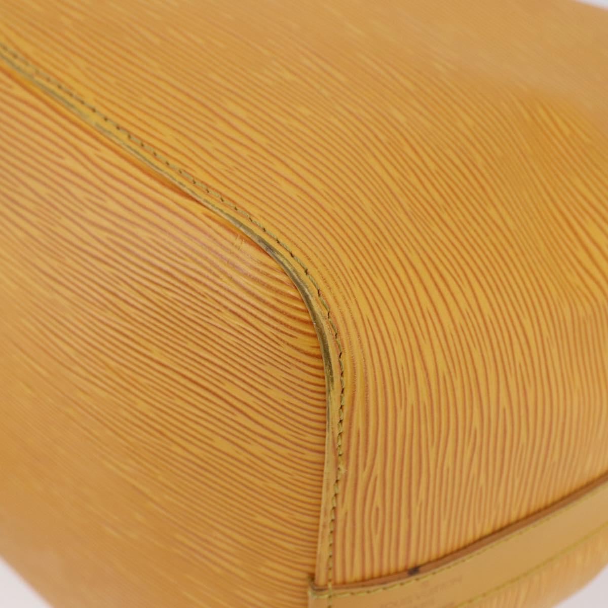 LOUIS VUITTON Epi Petit Noe Shoulder Bag Yellow M44109 LV Auth LNZ242