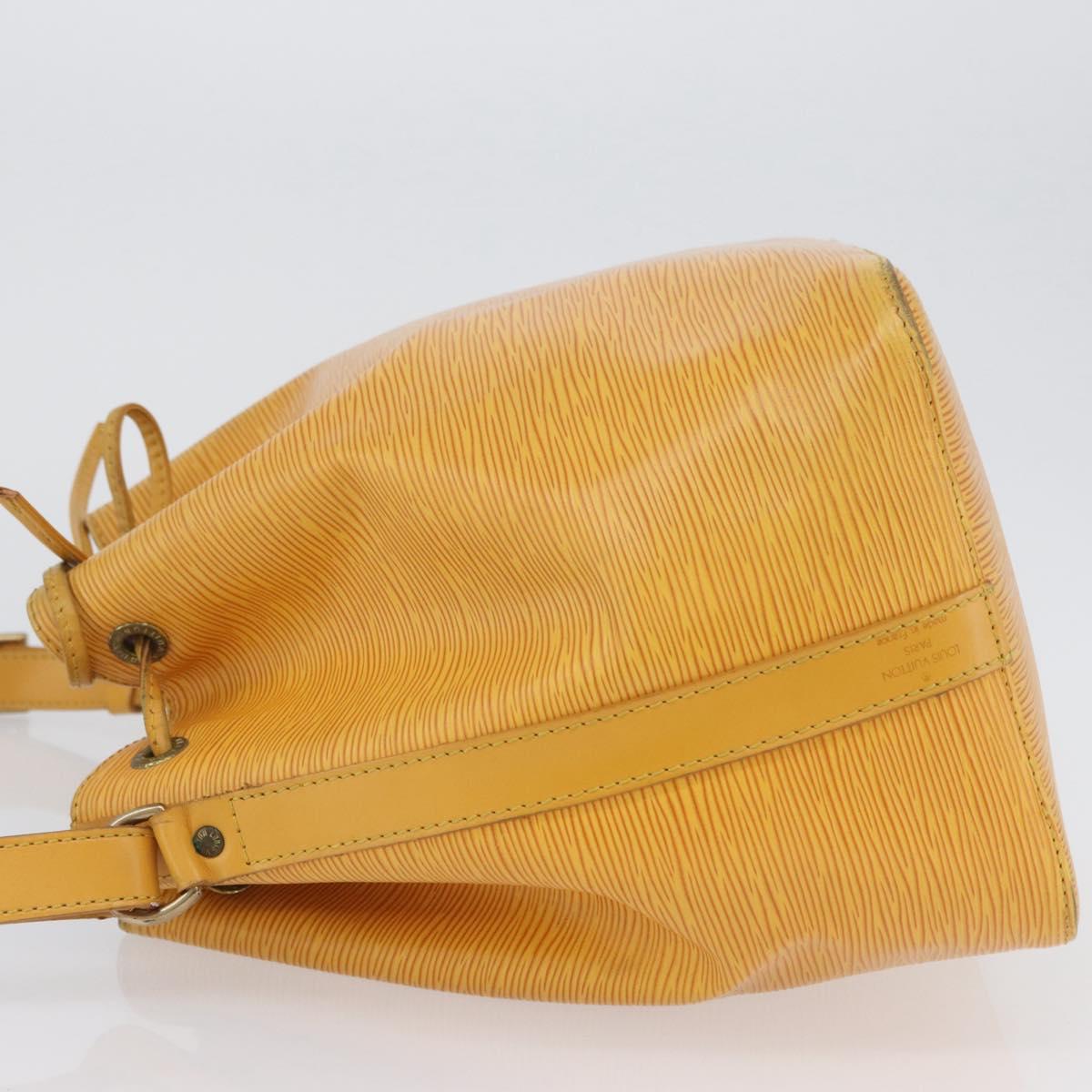 LOUIS VUITTON Epi Petit Noe Shoulder Bag Yellow M44109 LV Auth LNZ242