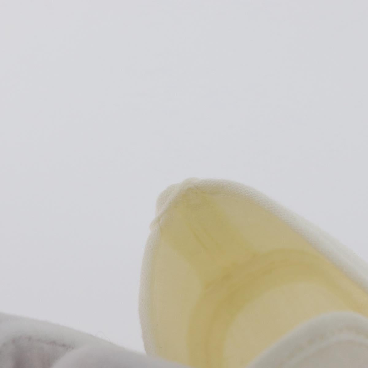 HERMES Baby Shoes linen White Auth LNZ251