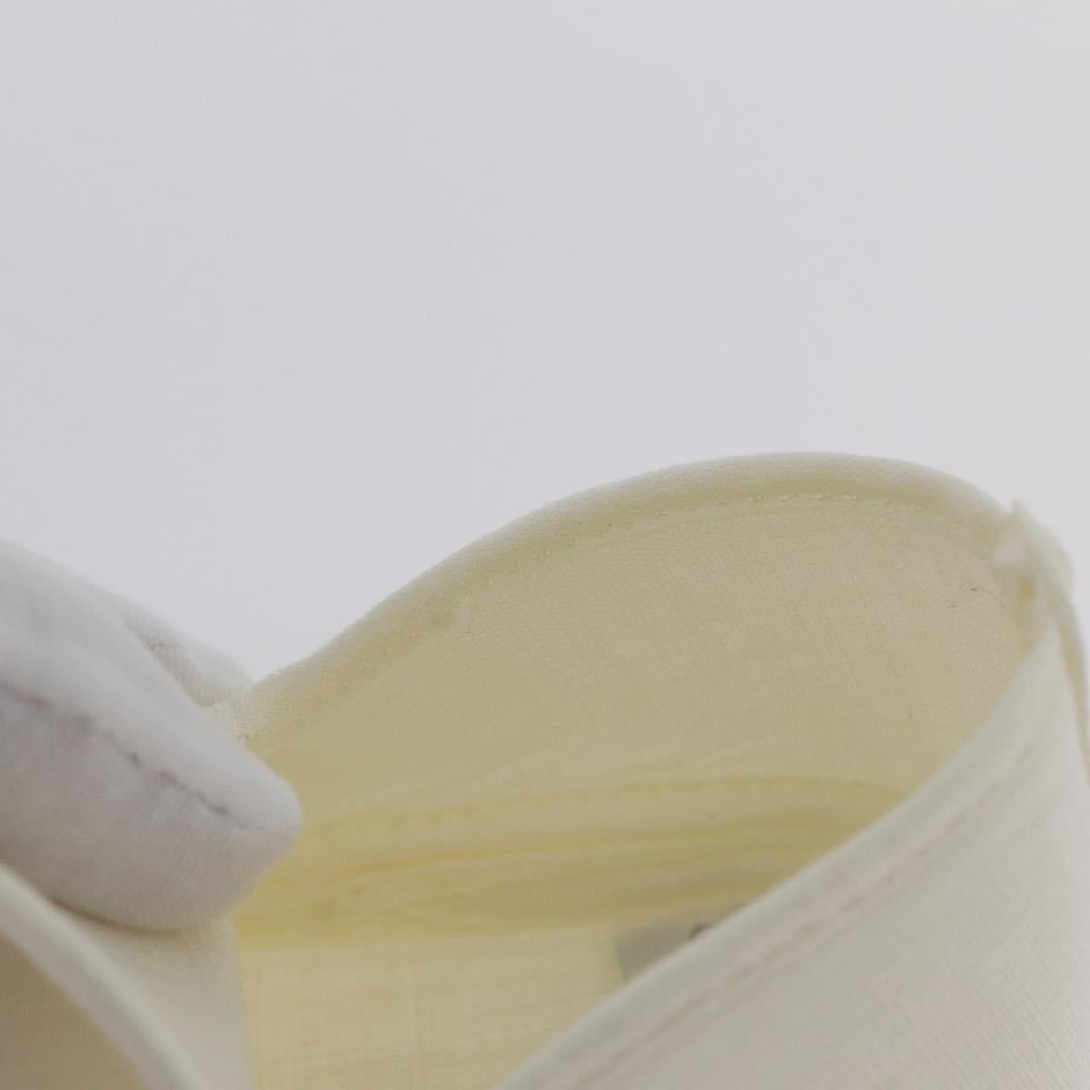 HERMES Baby Shoes linen White Auth LNZ251