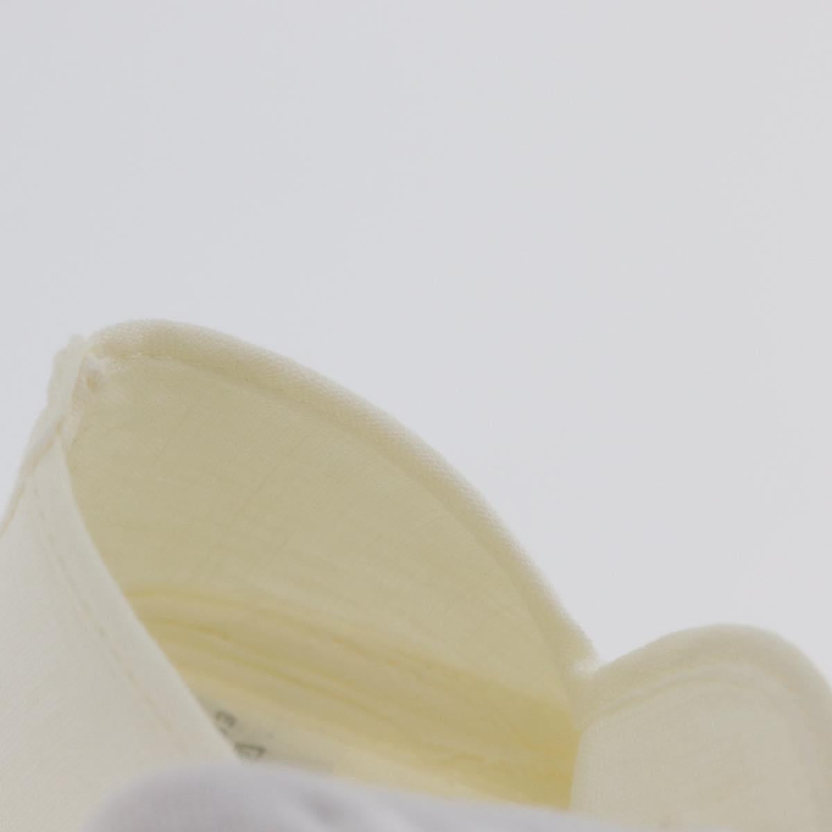 HERMES Baby Shoes linen White Auth LNZ251