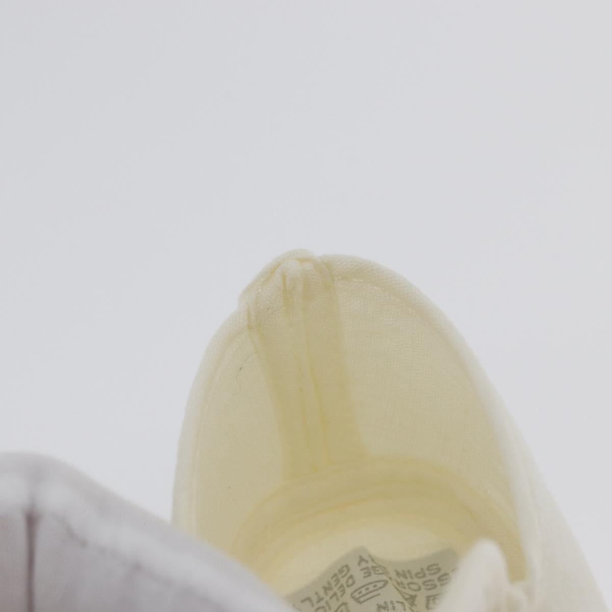 HERMES Baby Shoes linen White Auth LNZ251