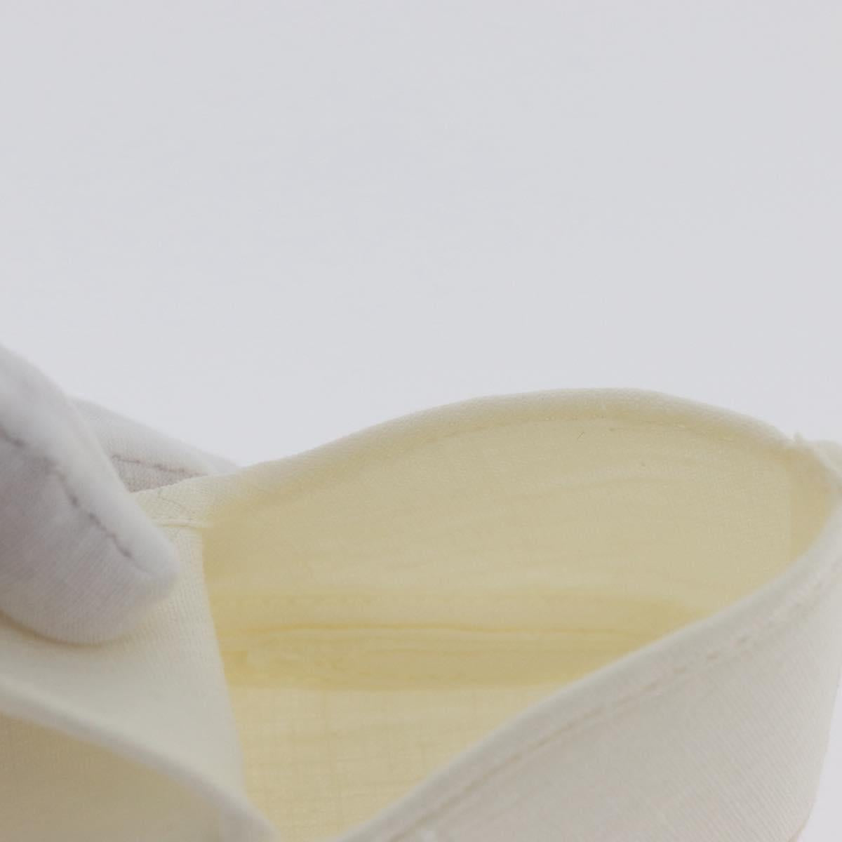 HERMES Baby Shoes linen White Auth LNZ251