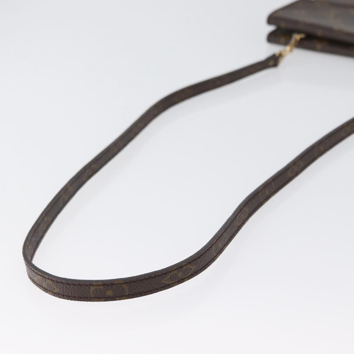 LOUIS VUITTON Monogram Double Rabat Shoulder Bag M51815 LV Auth LNZ263