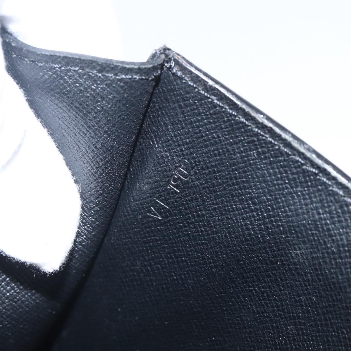 LOUIS VUITTON Epi Serie Dragonne Clutch Bag Black Noir M52612 LV Auth LNZ266