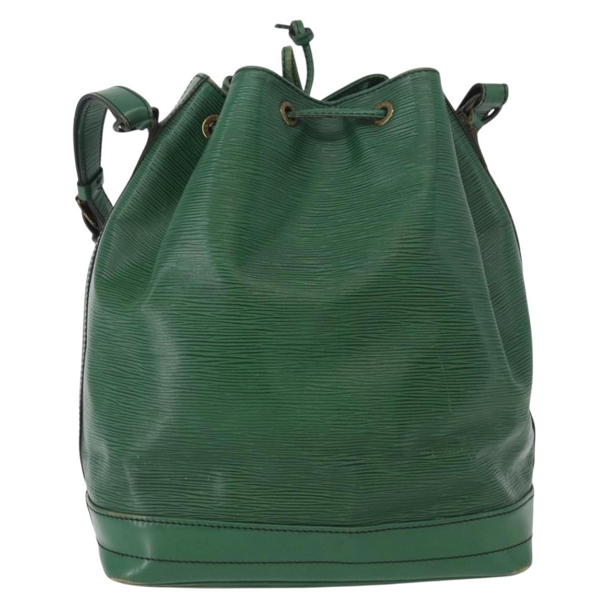 LOUIS VUITTON Epi Noe Shoulder Bag Green M44004 LV Auth LNZ274