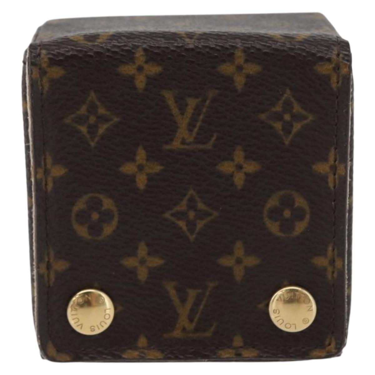 LOUIS VUITTON Monogram Jewelry case Jewelry Box LV Auth LNZ275
