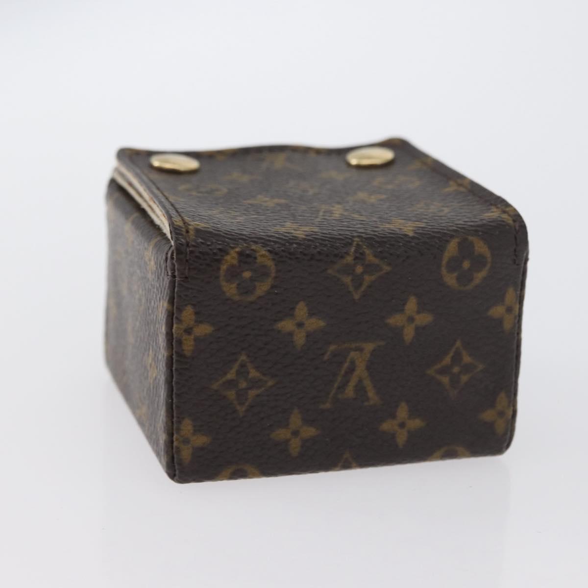 LOUIS VUITTON Monogram Jewelry case Jewelry Box LV Auth LNZ275