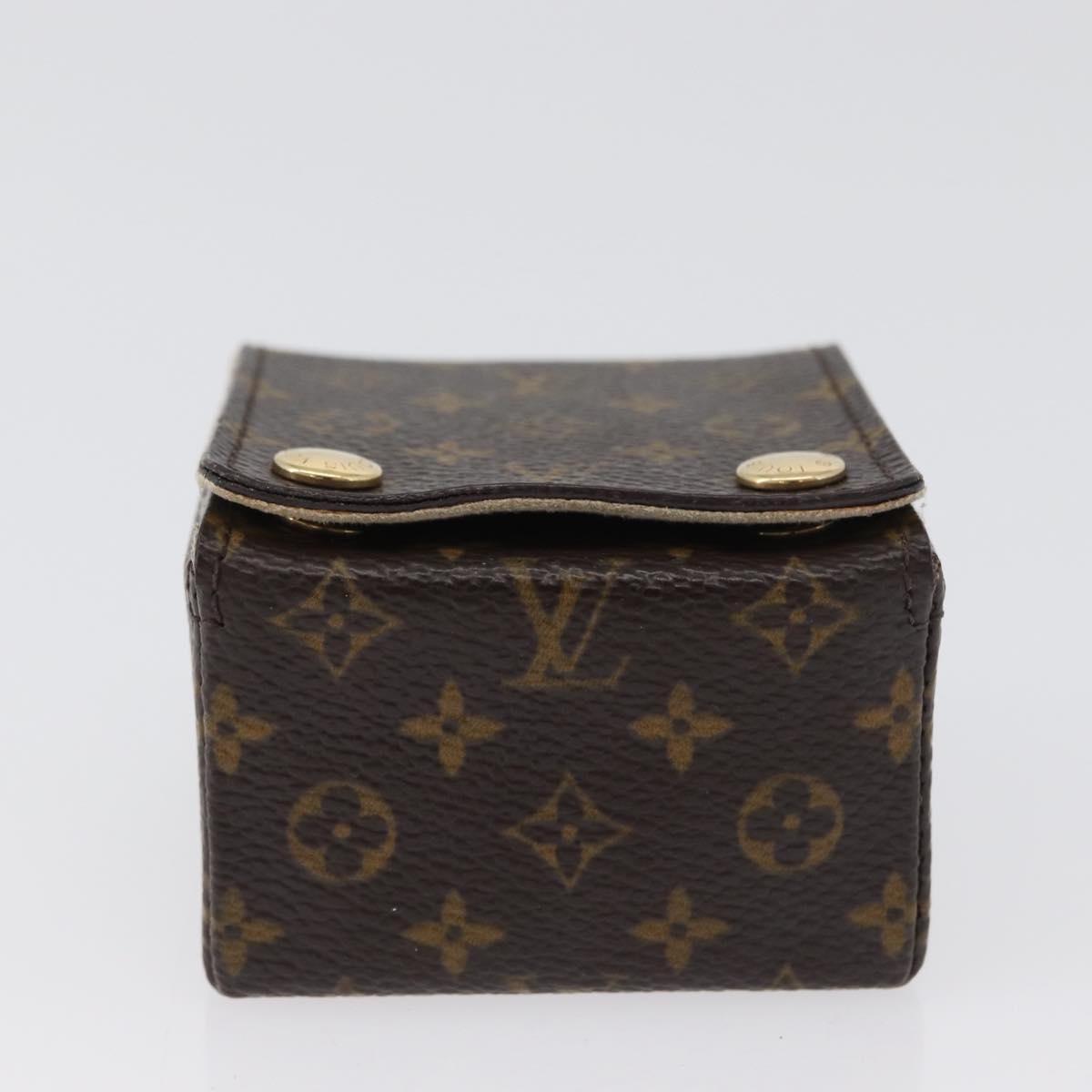 LOUIS VUITTON Monogram Jewelry case Jewelry Box LV Auth LNZ275
