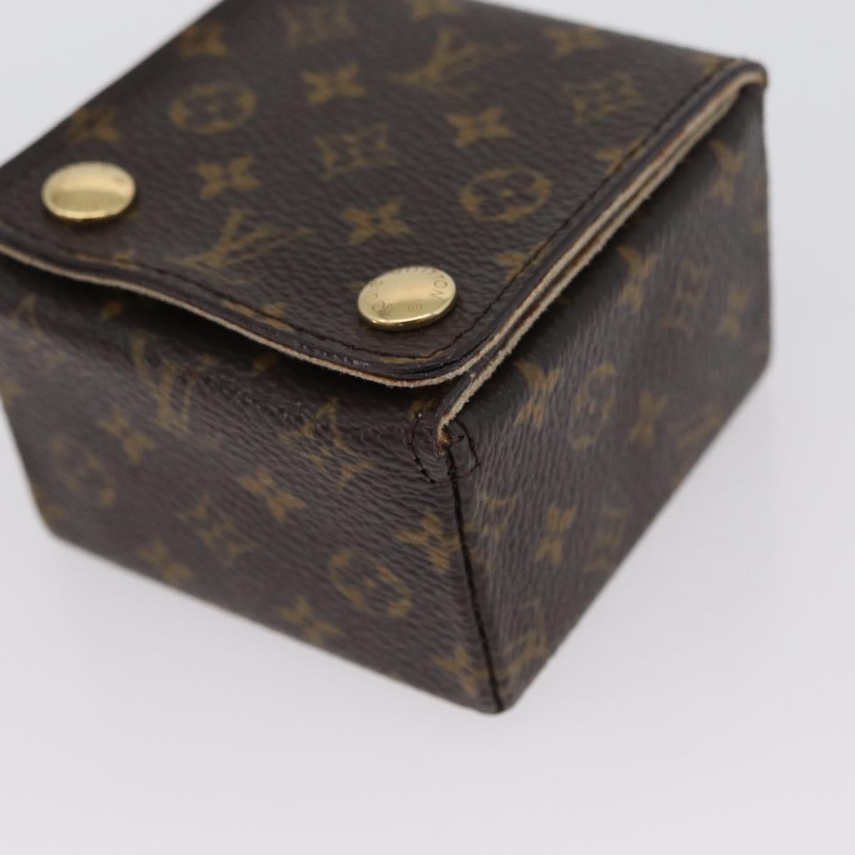 LOUIS VUITTON Monogram Jewelry case Jewelry Box LV Auth LNZ275
