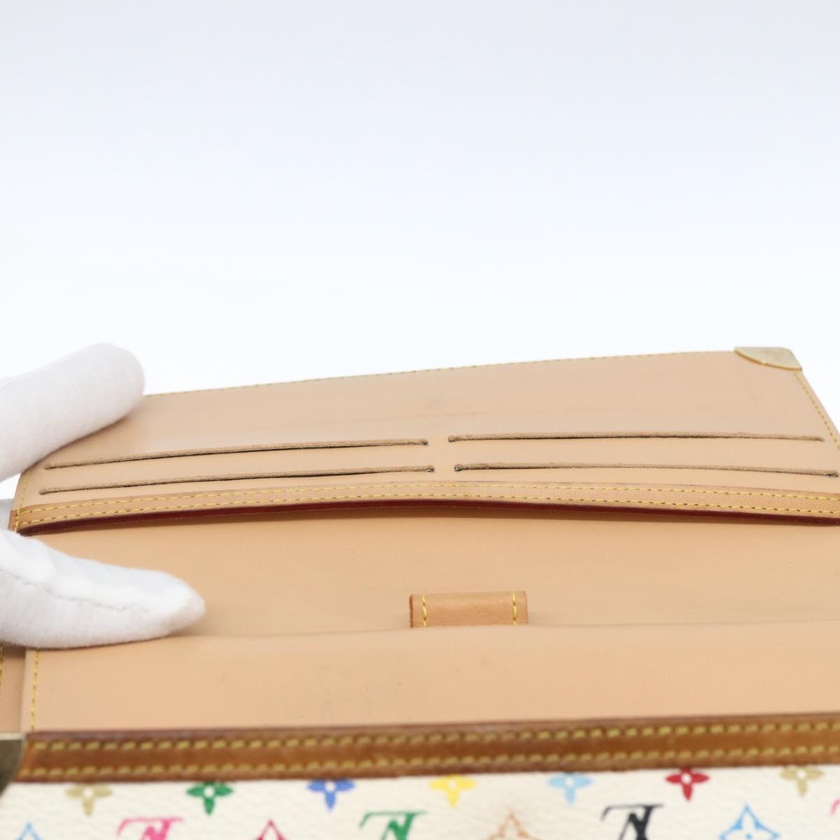 LOUIS VUITTON Multicolor Porte Tresor International Wallet M92659 LV Auth LNZ277