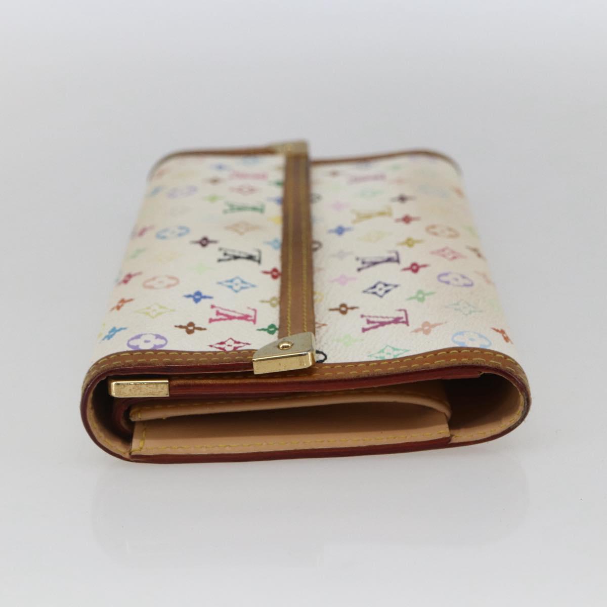 LOUIS VUITTON Multicolor Porte Tresor International Wallet M92659 LV Auth LNZ277