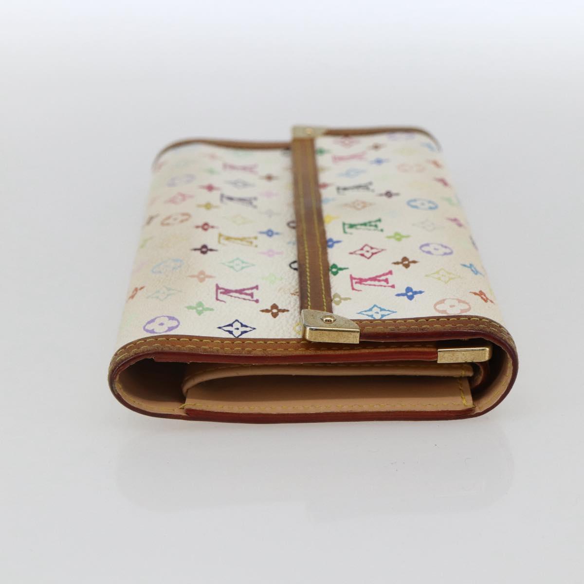 LOUIS VUITTON Multicolor Porte Tresor International Wallet M92659 LV Auth LNZ277