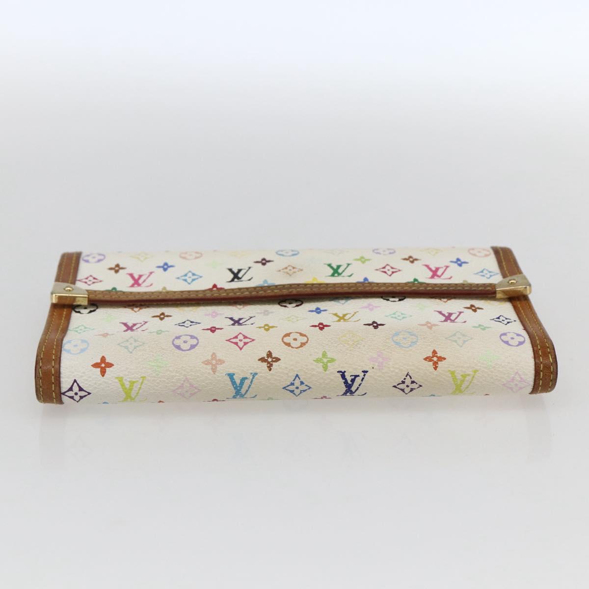 LOUIS VUITTON Multicolor Porte Tresor International Wallet M92659 LV Auth LNZ277