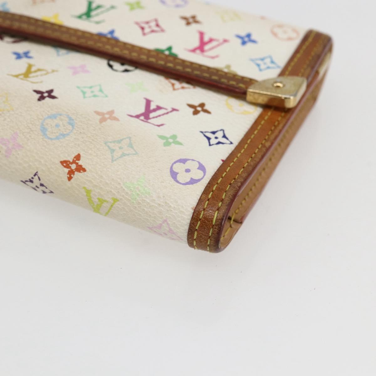 LOUIS VUITTON Multicolor Porte Tresor International Wallet M92659 LV Auth LNZ277